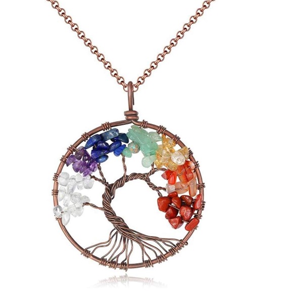 Jewelry - 🆕NWOT Tree Of Life Pendant Statement Necklace